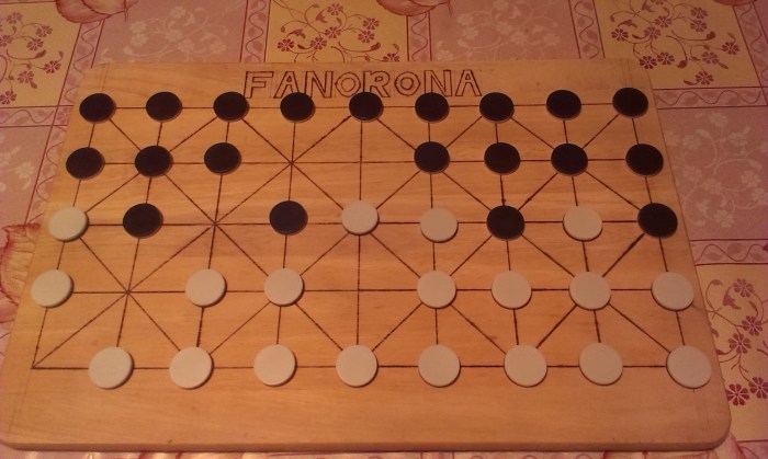 The starting position of a taking move.