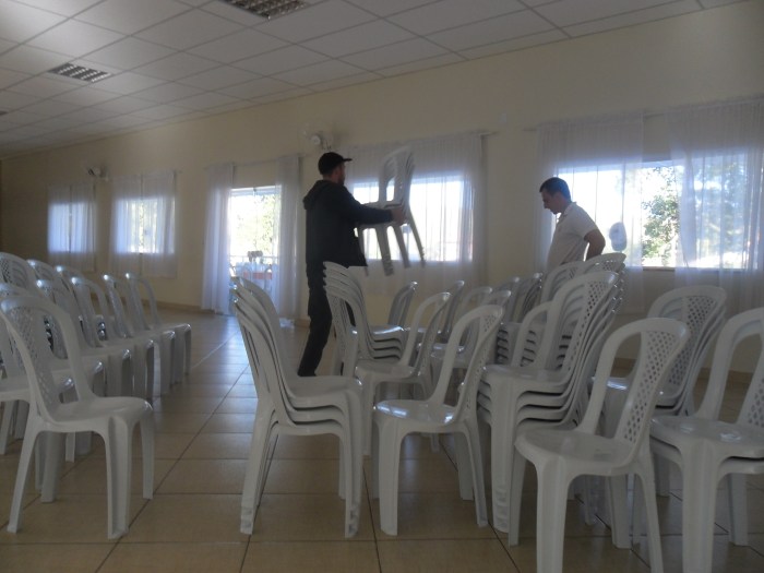 Taking pieces was interesting.