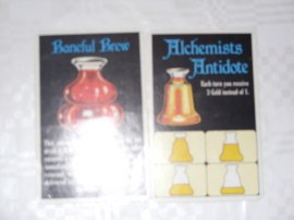 Two of the potions available to brew during the game.