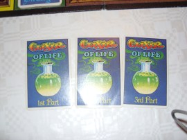 The three parts of the Elixir of Life! Once you've got these, you've won the game and you're set for eternity.