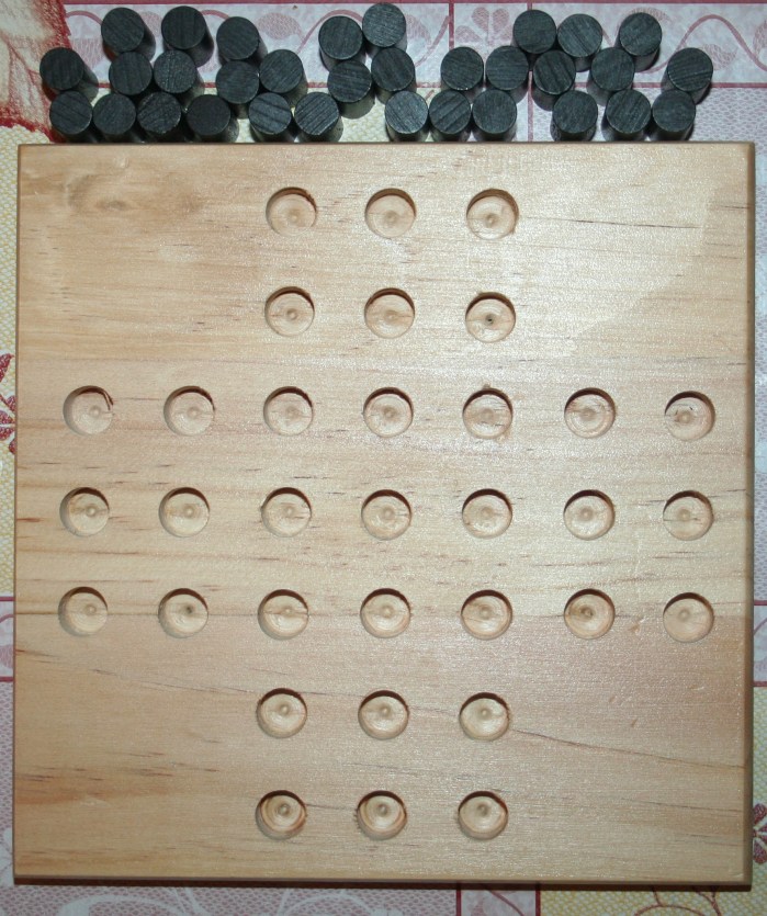 the board and peices