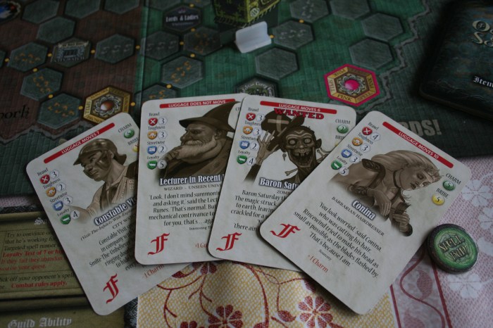 A selection of volunteer cards.