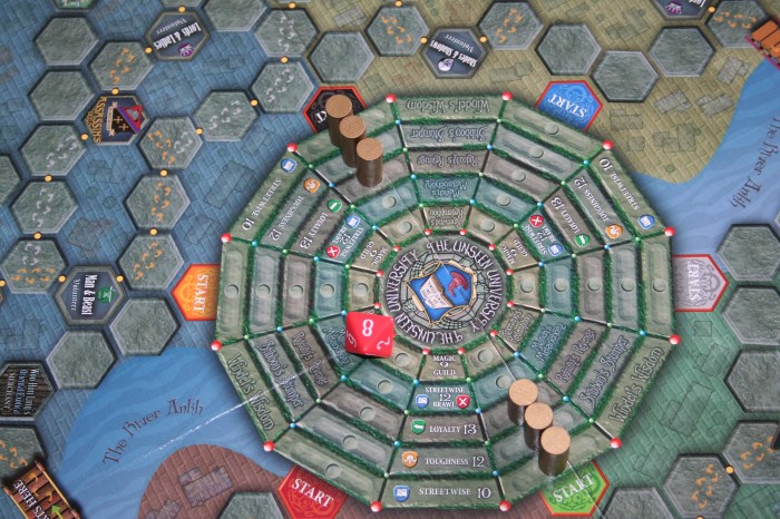 At this point we had both completed three levels of the wizards challenge and therefore returned 3 spells each.