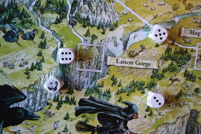 Rolling to solve a problem, this player must take one Cackle counter for their roll.