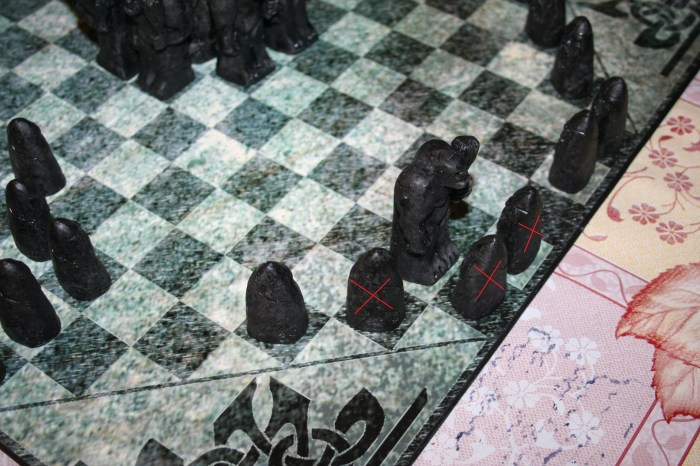 So all of the Dwarves marked with red crosses would be taken.