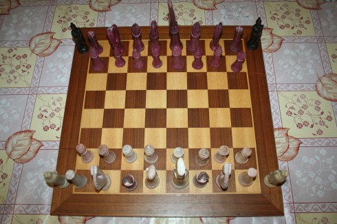 Stealth Chess staring positions.