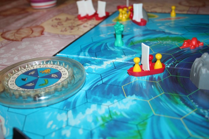 Yellow has control as there's only one red piece in the boat.