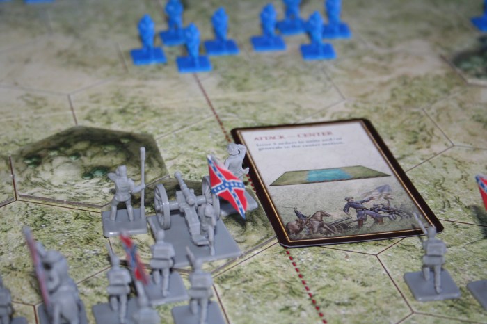 A Section Command Card in play.