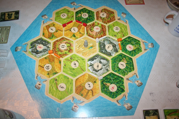 Starting set up for the game.