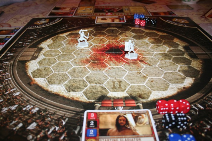 Two warriors ready for combat.