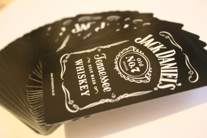 Card from our amazing Jack Daniel's poker cards.