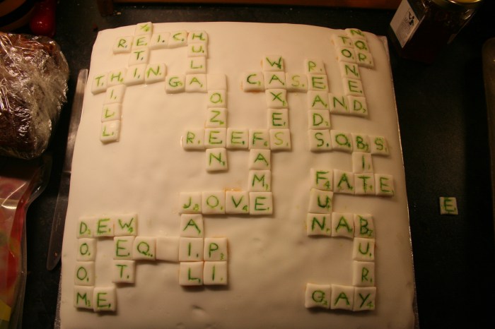 A somewhat jammy, almost finished cake!