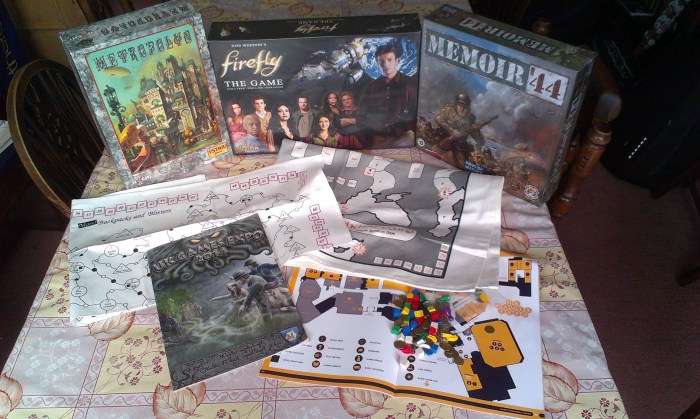 All the things we bought!