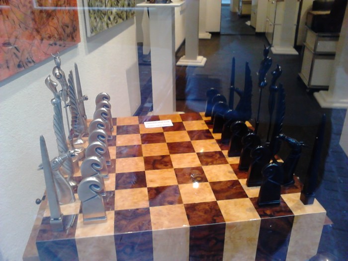 Because it's just beautiful, as chess sets go